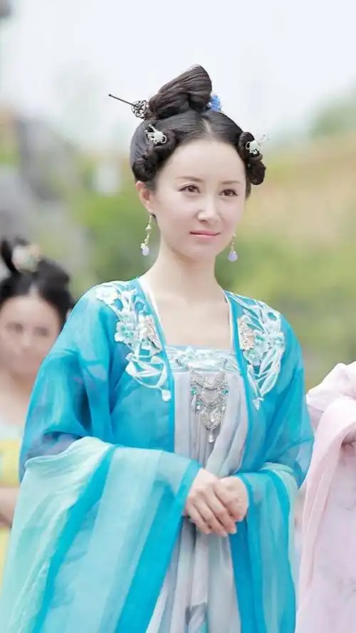 古装剧中蓝衣美女杨幂刘诗诗赵丽颖好美鞠婧祎简直就是小仙女