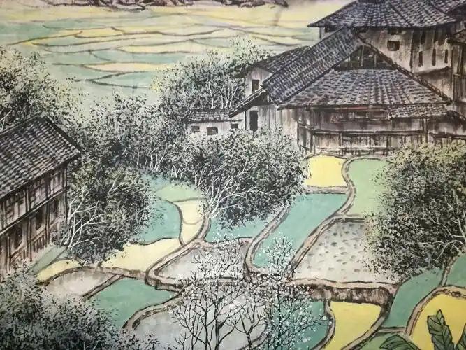 彭国雄美丽乡村山水作品选登