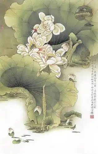 唯美细腻檀东铿工笔画作品欣赏