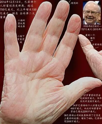 看看这些顶级富豪的手相就明白他们为什么这么有钱了
