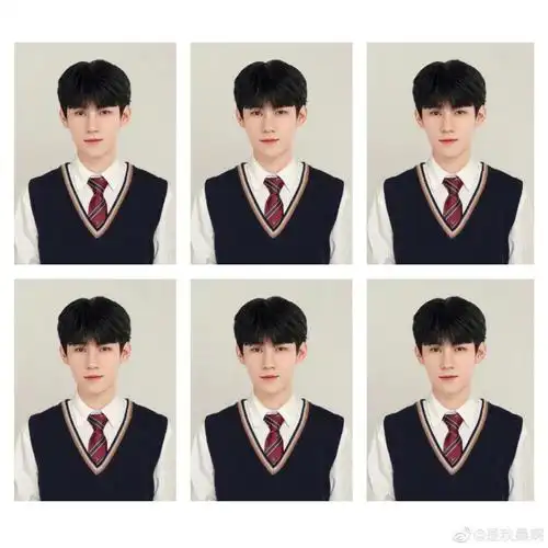 韩都衣舍全新品牌形象大使张真源##张真源证件照