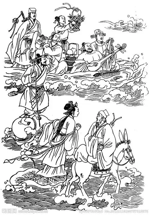 八仙过海图图片