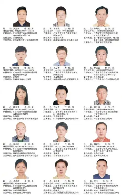 广东普宁公布200余悬赏通缉犯照片,每抓1人奖励5千元_新浪财经_新浪网