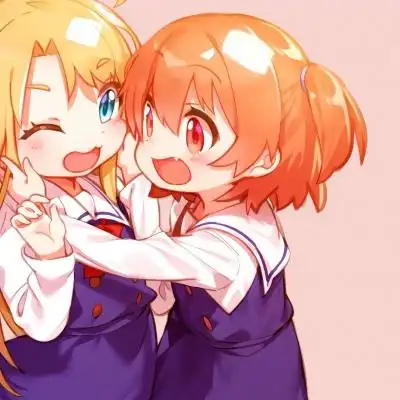 二次元可爱闺蜜头像两张 高清可爱又俏皮二次元闺蜜的图像_闺蜜姐妹