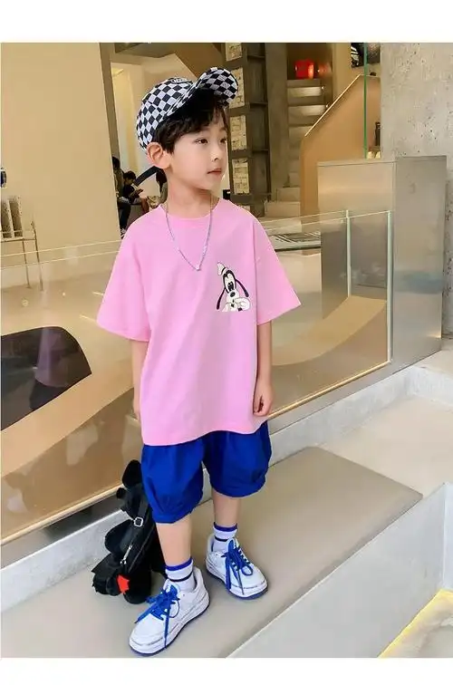 夏上新特价小男孩夏天爱穿的衣服男童夏装套装2022新款儿童短袖夏季