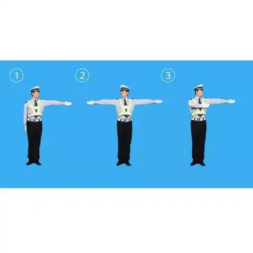 不懂交警手势,小心遇上大麻烦,开车必备,看一遍全记住!