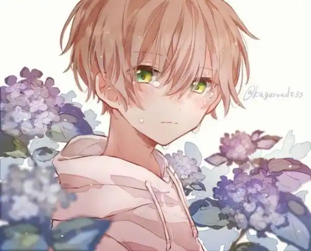 出单:棕发绿瞳少年-佩琪头像铺-话本小说网