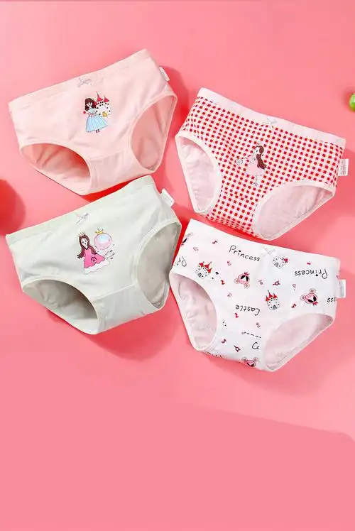 观瑜三角裤女童小学生薄款纯棉内裤小女孩春秋季内衣裤本命年中大童