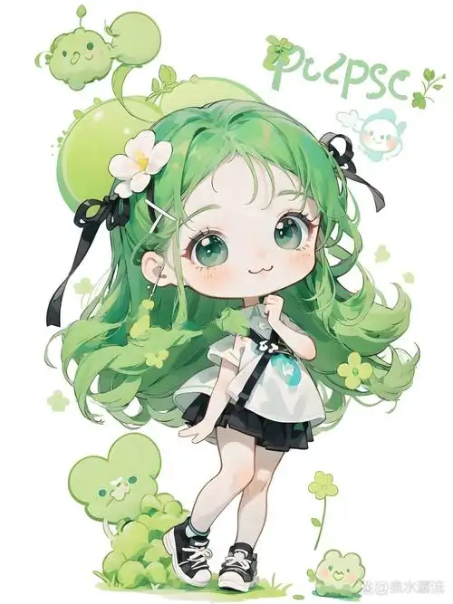 q版可爱卡通女孩