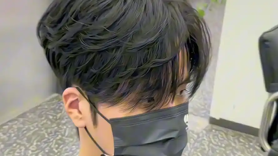 微分碎盖服贴烫真的太帅了