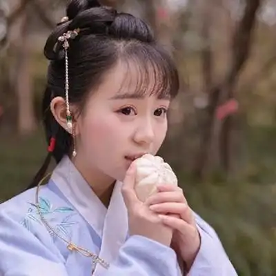 可爱汉服女生头像,唯美古风真人头像