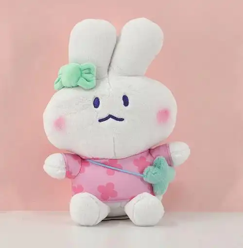 名创优品(miniso)软萌兔毛绒玩偶宜家商场同款趣味站姿公仔可爱兔子