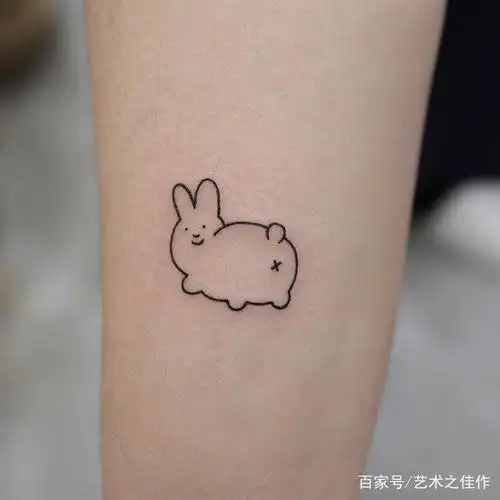 简单的小纹身,也可以这么萌