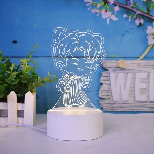 送女友男生德云社小夜灯周边台灯摆件定制礼品 q版-郭麒麟 usb单色