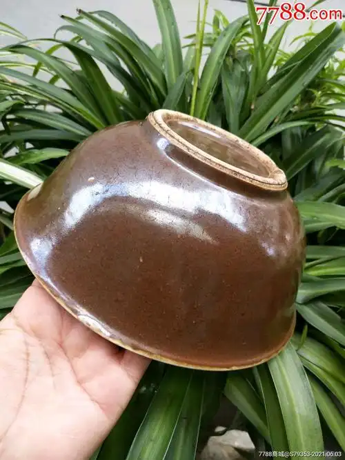 民国酱釉大碗_酱釉瓷/紫金釉_第7张_7788瓷器