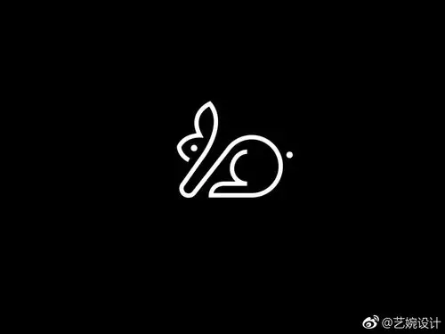 线条风格动物logo设计