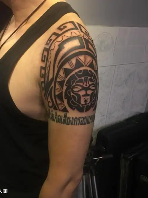 玛雅图腾_纹身图案手稿图片_航的纹身作品集