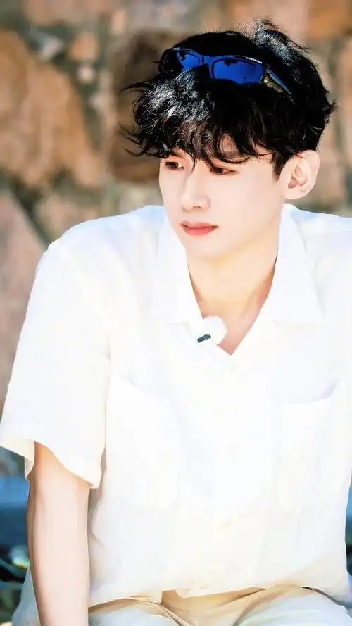 白敬亭可爱小卷毛