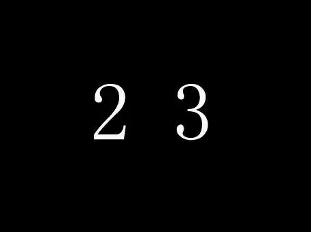 各位,有没有一个数字23的图片,背景最好是黑色的.