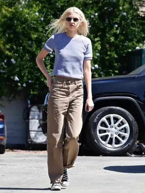 街拍stellamaxwell洛杉矶外出