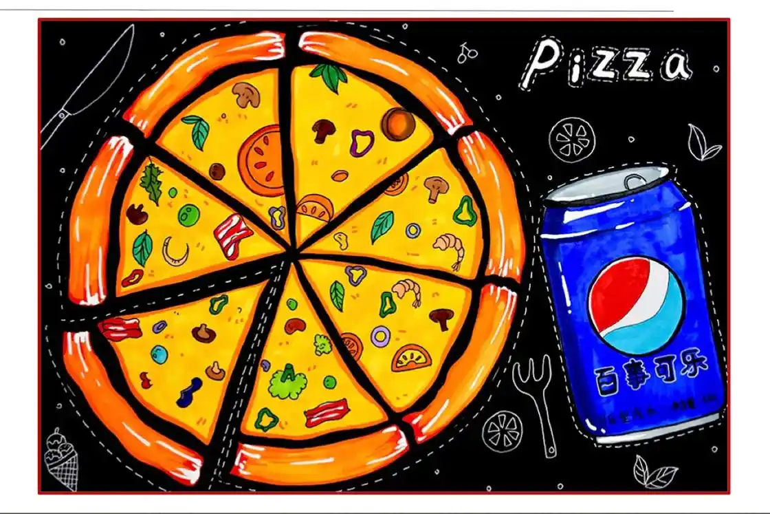《美味的披萨》 #课件 #跨过2021 #ppt #美术课件 - 抖音