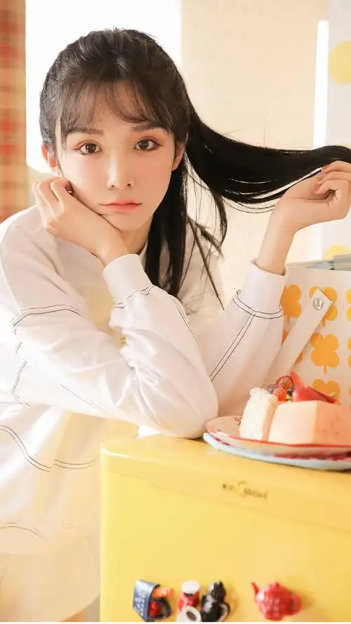 长腿少女可爱写真手机壁纸