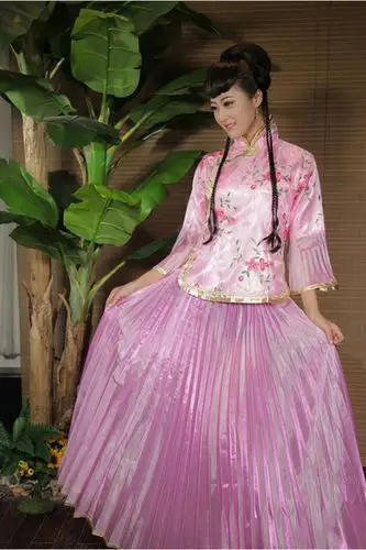 小凤仙学生装演出服 民国小姐装】-衣服-名族服装/舞台装_唐装/民族