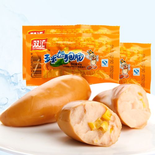 双汇玉米香辣香脆32g60支整箱香甜热狗烧烤包装即食肠类