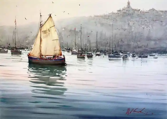 被誉为当代最杰出的水彩画家约瑟夫,百幅高清作品赏析!