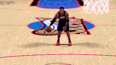 nba2k18艾弗森交叉步过人动图教学交叉步过人怎么做