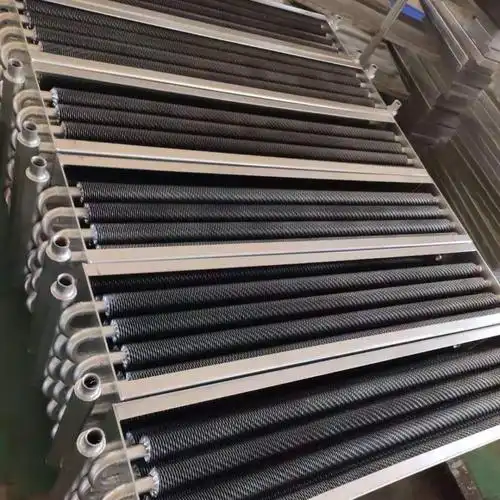 琴江厂家直销qj-15w烘干房翅片散热器 热风循环干燥换热器 高频焊翅片