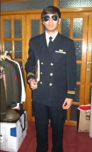 [原创]二战美军原品制服真人展示系列--(海军藏青冬常服)