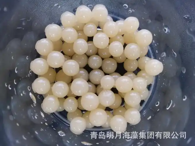爆爆珠晶球耐热晶球海藻酸钠复配料芝士红豆果粒谷物爆珠方案