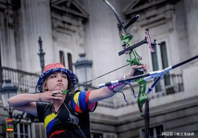在哥伦比亚的弓箭手当中,竟然也有如此颜值的确令人震惊!