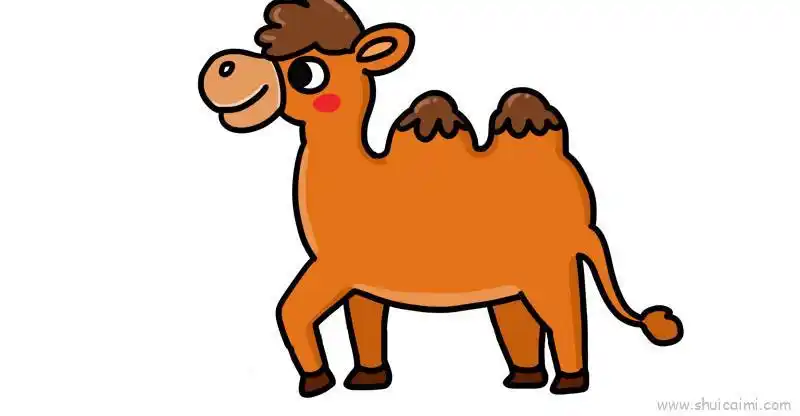 骆驼儿童画怎么画骆驼简笔画图片大全