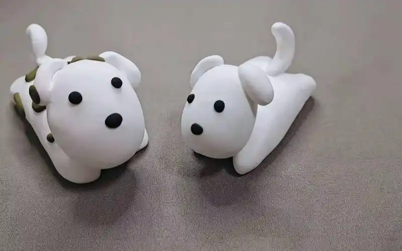 李卉老师带你做手工:黏土小狗
