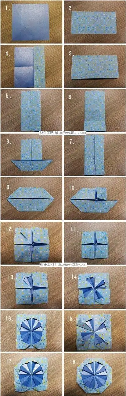 是不是感觉很神奇摩天轮那么大那么神奇的东西也能通过小小的折纸折