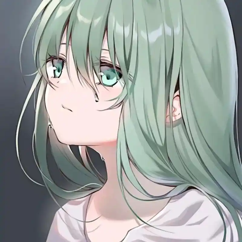 ins绿色系优质女头