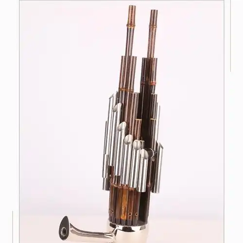 民乐笙乐器精品紫竹扩音镶箍初学者14簧方笙专业演奏cd调14簧普及扩音