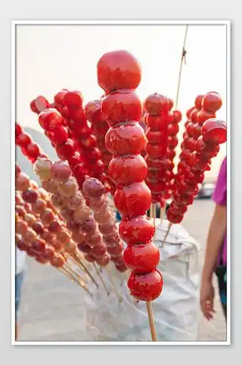 零食冰糖葫芦摄影图