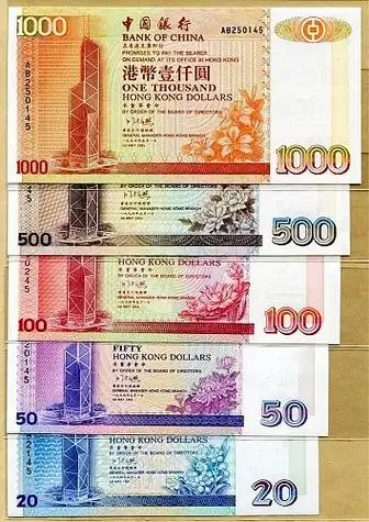 浅谈中国银行发行的香港纸币