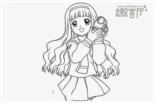 动漫人物简笔画图片 各种漫画人物图画作品