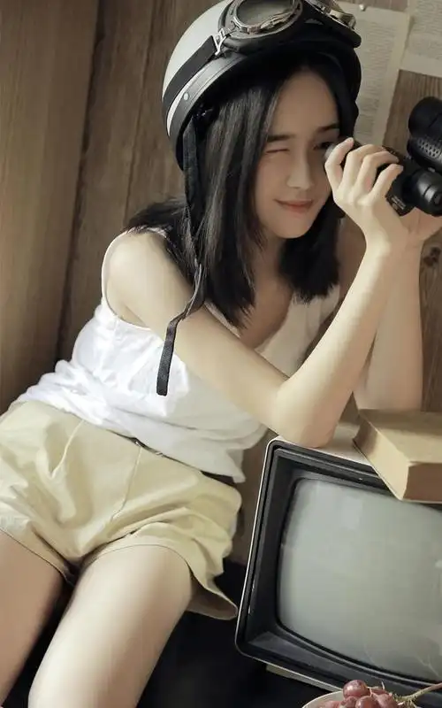 短发个人写真港风(小清新美短裤大长腿)(9)