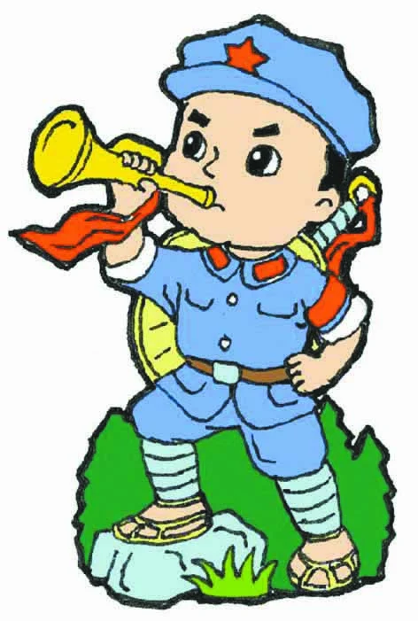 在军号声中成长