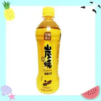 天喔茶庄炭烧鸳鸯奶茶奶茶饮料即饮瓶装饮料500ml鸳鸯奶茶500ml5瓶