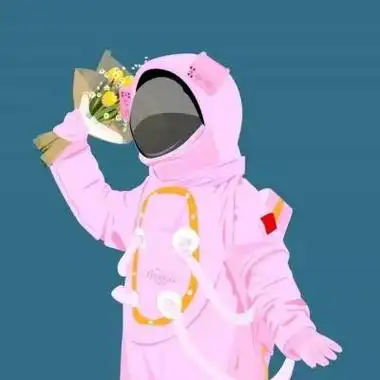 最近很火的宇航员情侣头像一男一女