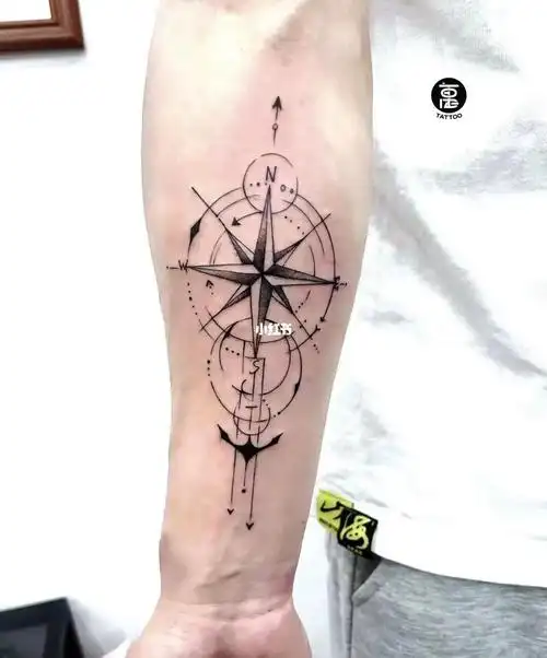 指南针温州纹身