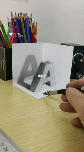 立体感…… (更多手绘作品上传分享,请关注留意更新)_铅笔_绘画_素描