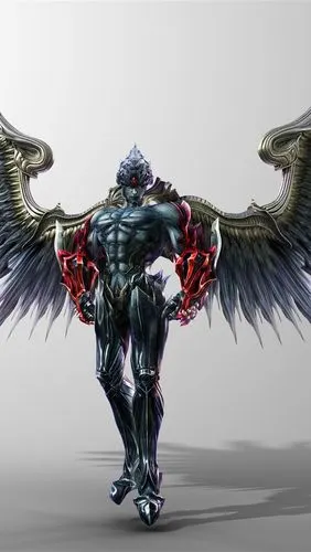 恶魔,翅膀,盔甲 8k