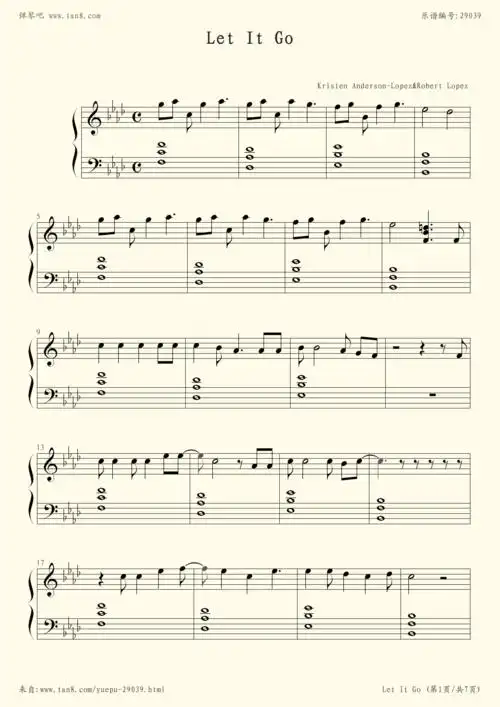 弹吧|钢琴谱|吉他谱|钢琴曲|乐谱|五线谱|高清免费下载|蛐蛐钢琴网